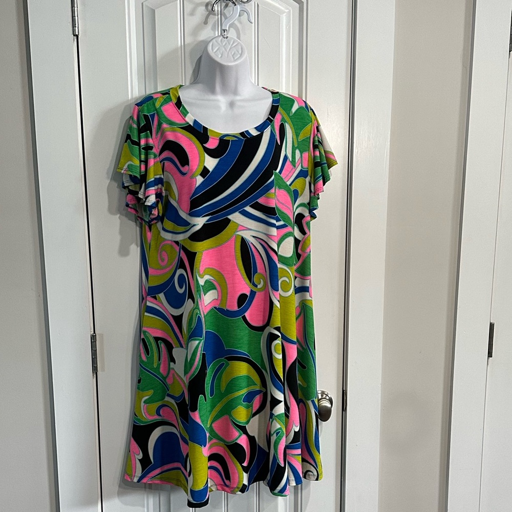 NWT Retro Vibes Dress, Size 1X